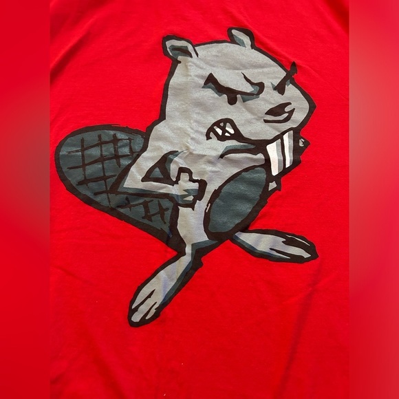 TORONTO RAPTORS 2016 CONFERENCE FINALS FAN GIVEAWAY T-SHIRT LARGE L ANGRY BEAVER - Picture 5 of 6